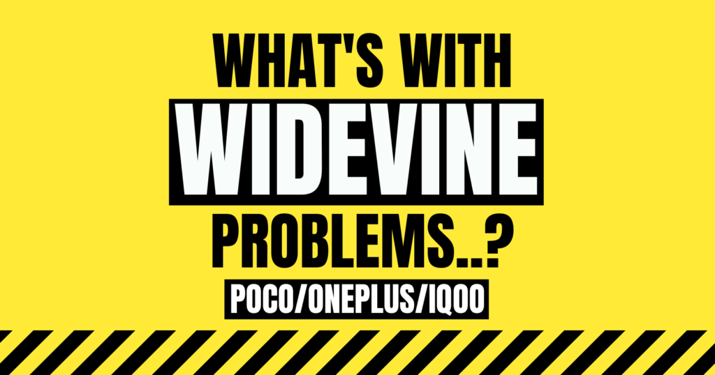 Widevine Issue